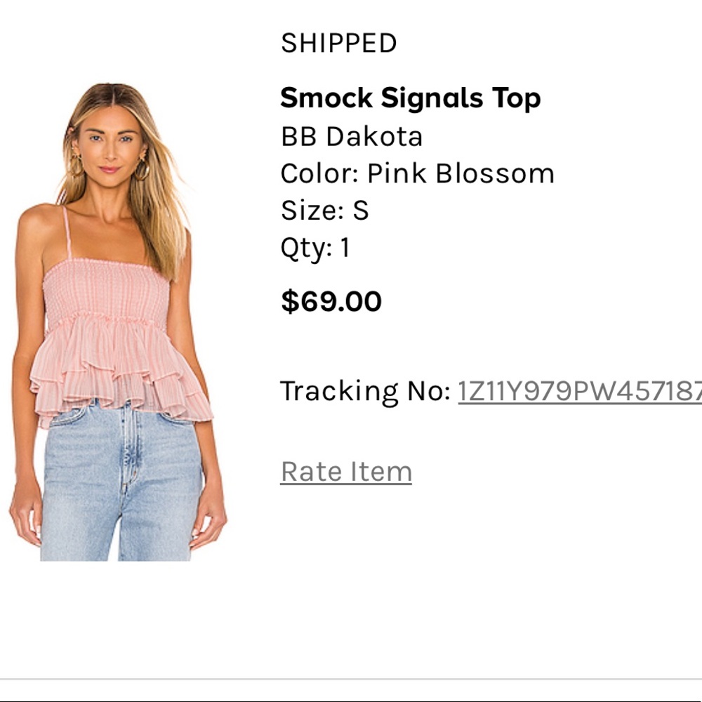 BB Dakota Smock Signals Top